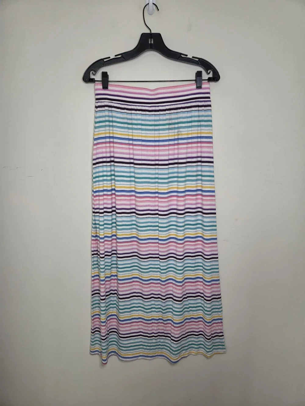Women's Loft Multicolor Striped Maxi Skirt Sz Small